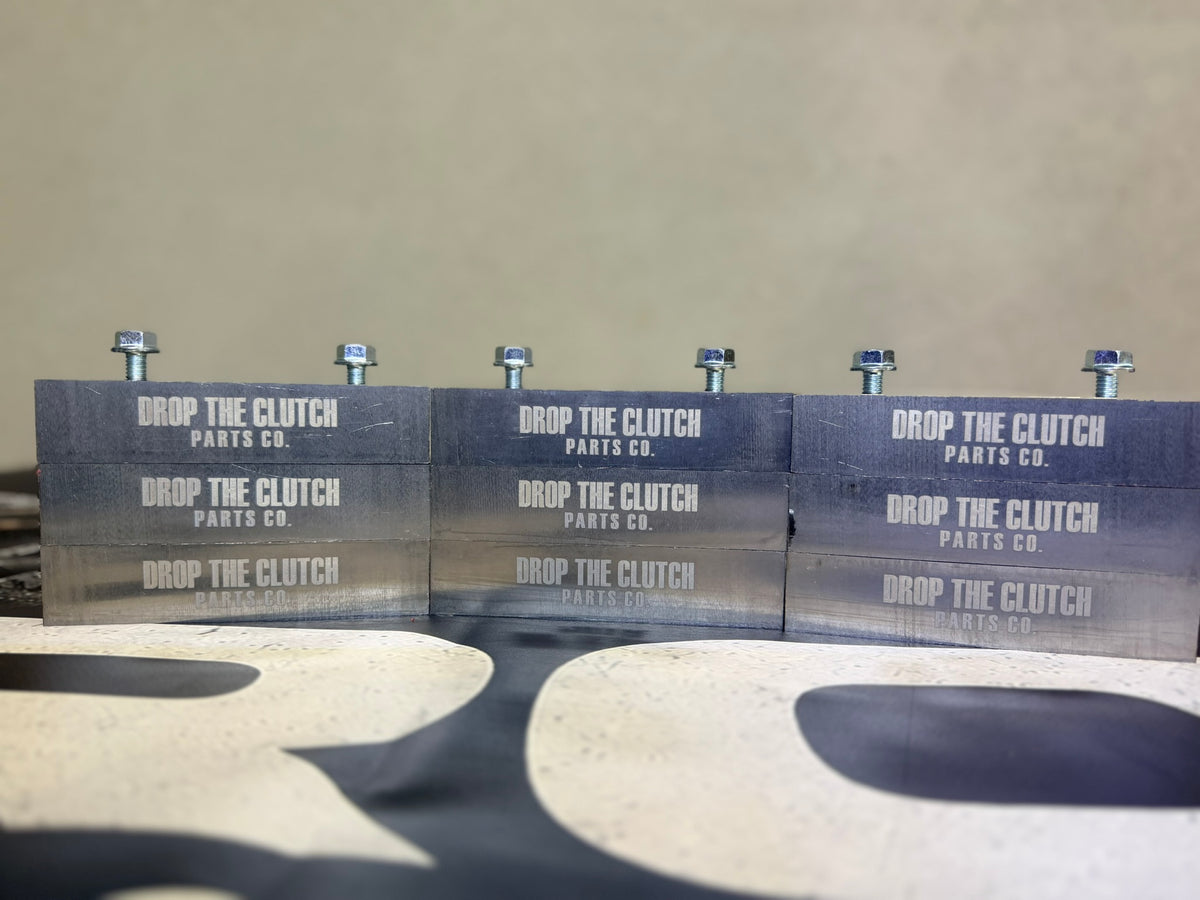 Drop The Clutch Parts Co. titanium scrape blocks
