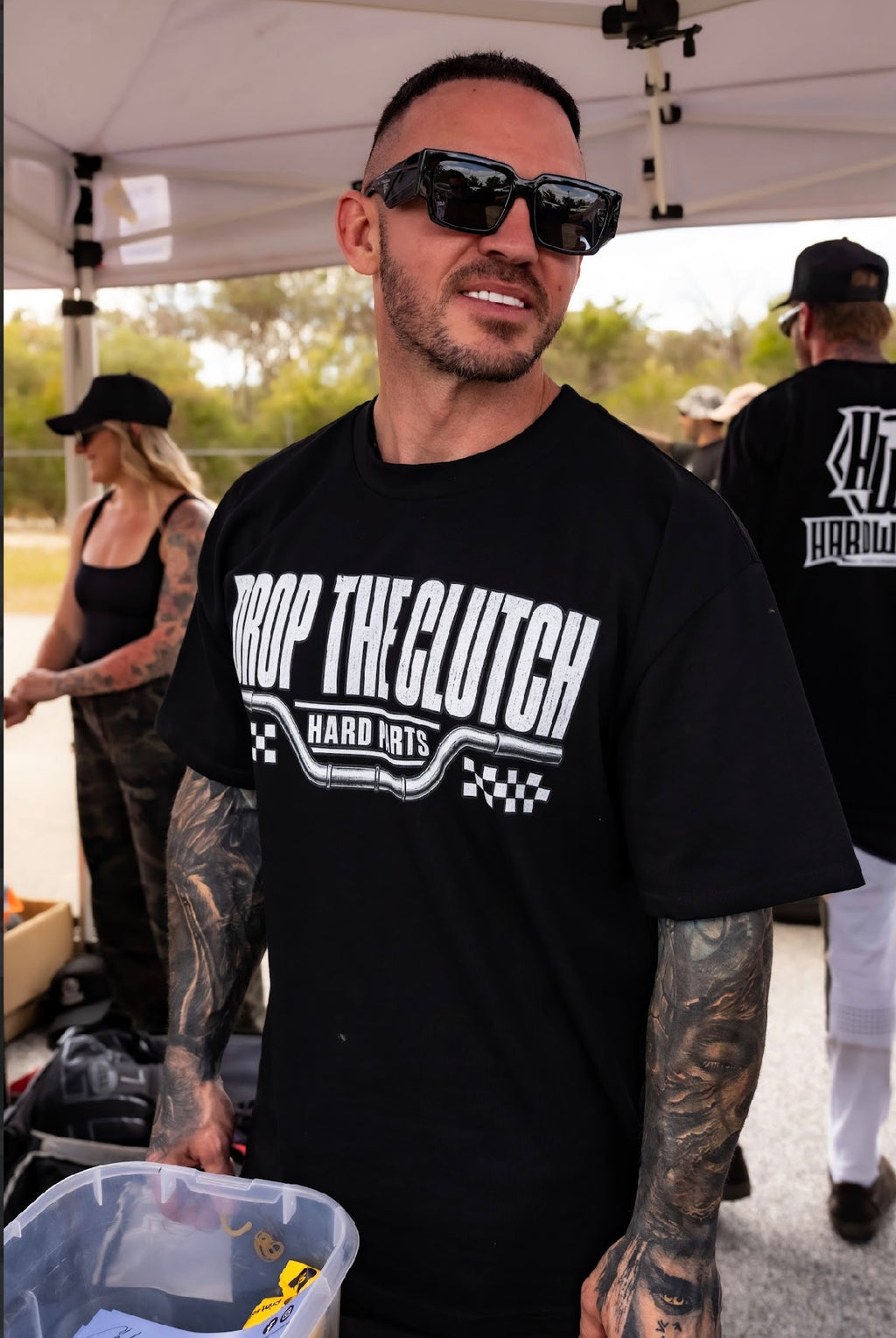 DROP THE CLUTCH HARD PARTS TEE